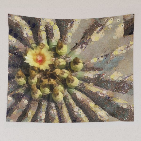 Item preview, Flowering Barrel Cactus designed and sold by Elisabeth Lucas.