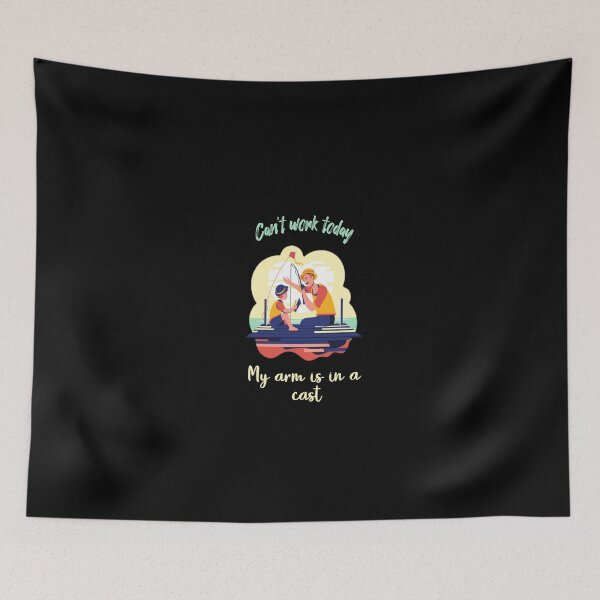 Item preview, Fishing,funny fishing,Mens Fishing,Fishing Graphic,Fisherman Gifts,Present For fisherman,I Cant Work My Arm is in a Cast designed and sold by adnane4off.