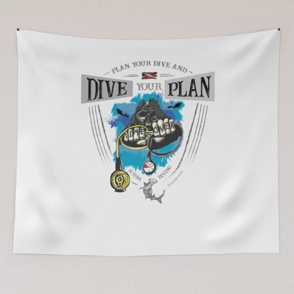 Item preview, Time Is Over Diver Saying Diving designed and sold by MarcoColeman4.