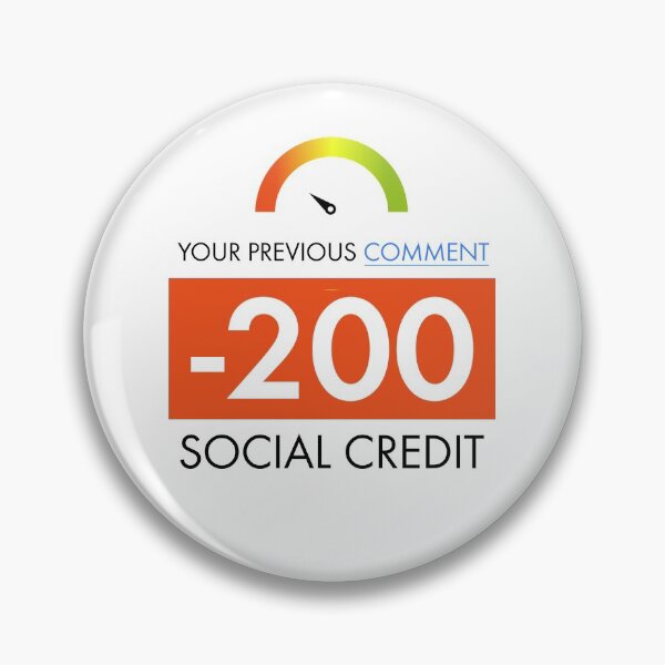 Item preview, Social credit designed and sold by minimalanimal.