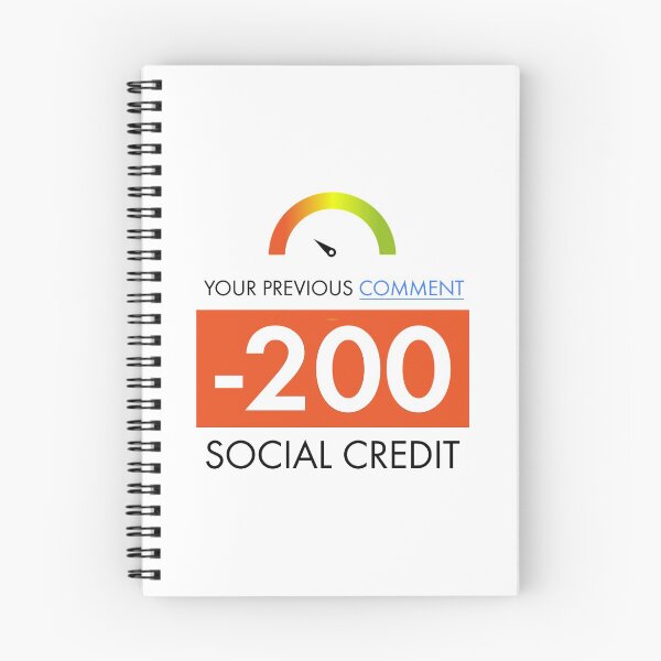 Item preview, Social credit designed and sold by minimalanimal.