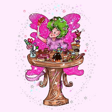 Artwork thumbnail, Saretta The Sweets, Foods, & Refreshments Fairy™ by TeelieTurner