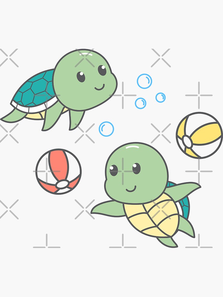 Cute Turtle pattern by graphicmeyou