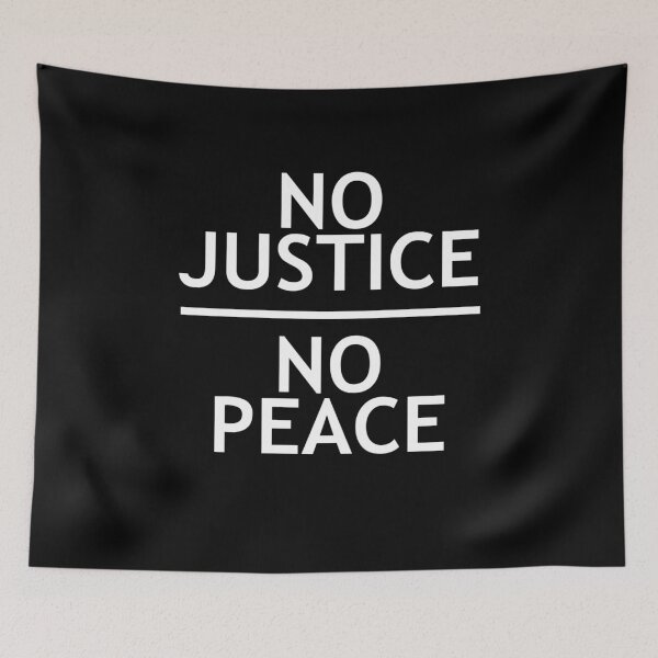 Item preview, No Justice No Peace Civil Rights Protest March  designed and sold by The Junto Shop.
