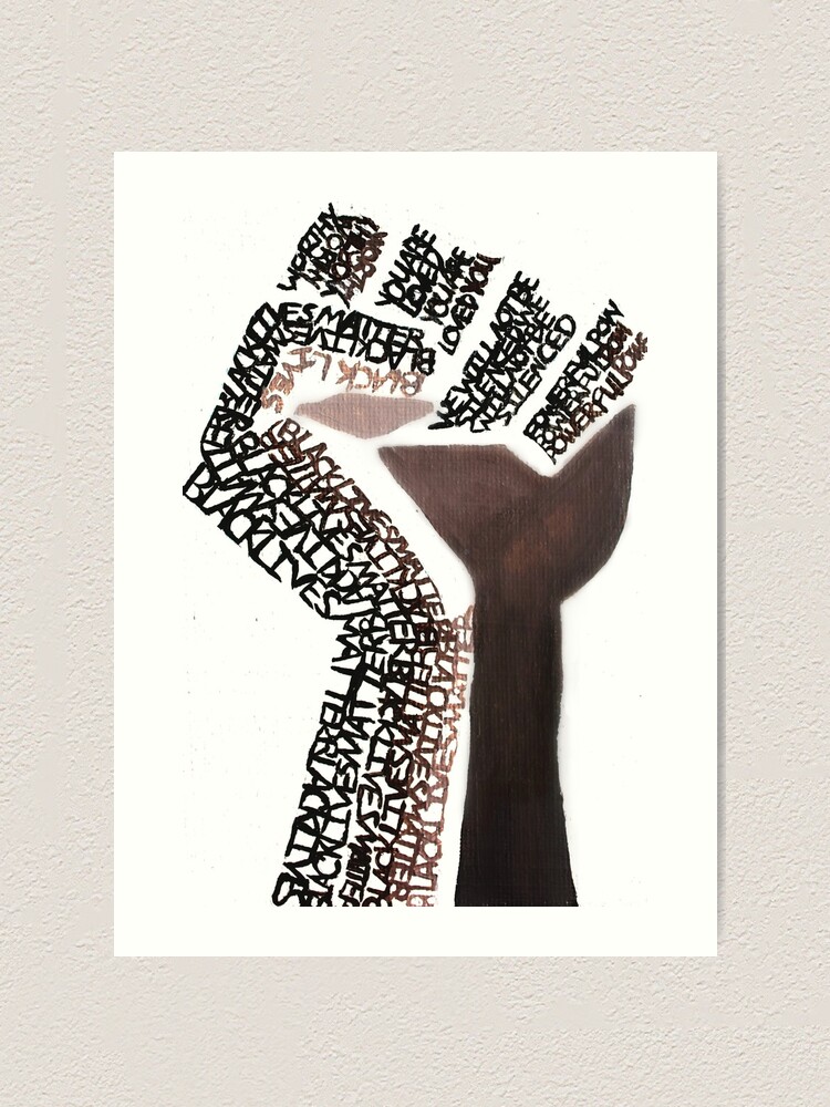 black-lives-matter-art-print-for-sale-by-abbykoz-redbubble
