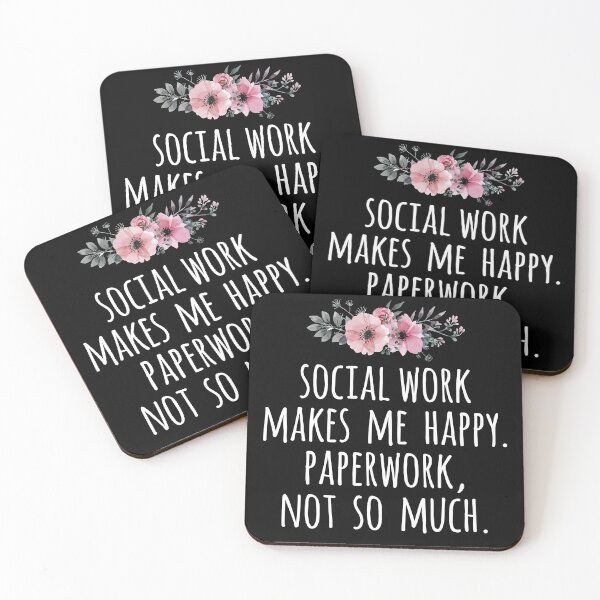 Item preview, Social Work Makes me Happy Paperwork Not So Much designed and sold by Ripper19.