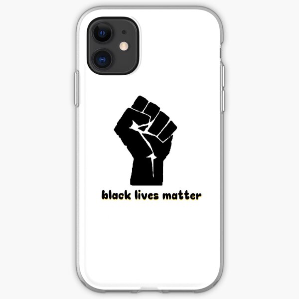 Black Lives Matter Fist iPhone Soft Case