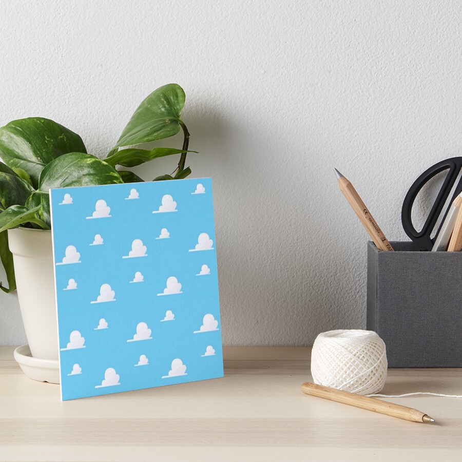 "Clouds Andy's Room" Art Board Print by bdanmartin Redbubble