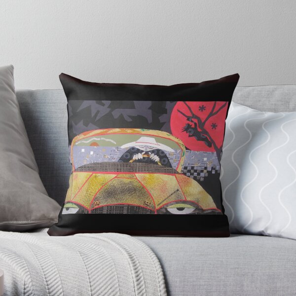 Jesus was the Jagged Shape in the Back of His Mind Throw Pillow