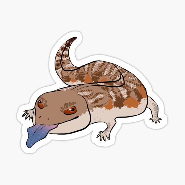 Item preview, Angry Blue Tongue Skink! designed and sold by JacJadePearce.