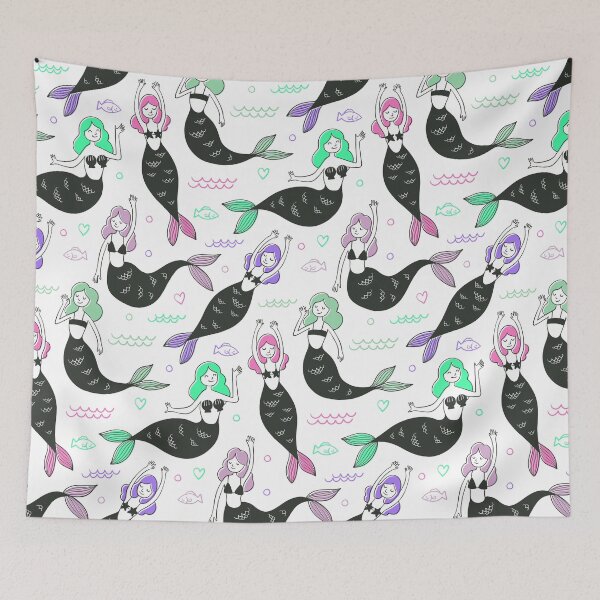Item preview, Mermaid Pattern designed and sold by graphicmeyou.