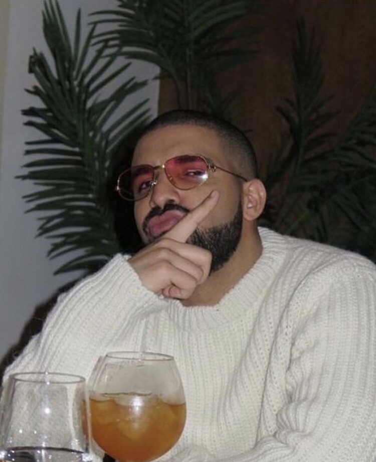 Drake cheap pink glasses