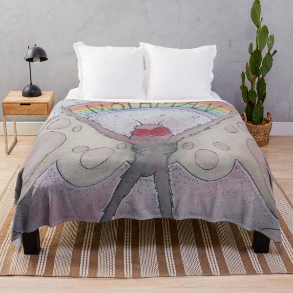Item preview, Mothman With Rainbow Watercolor Painting designed and sold by EmmaLouize234.