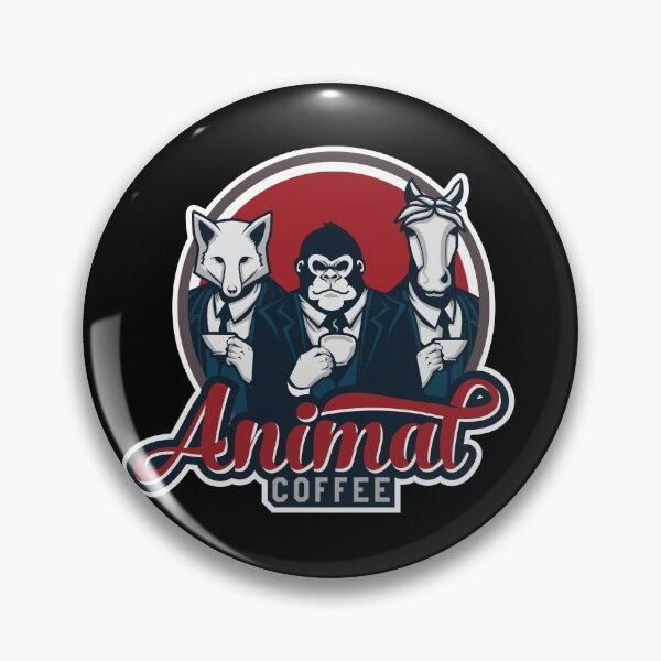 Item preview, Animal coffee, fox with a cup of coffee, a gorilla with a cup of coffee, a horse with a cup of coffee  designed and sold by coffeeapparel.