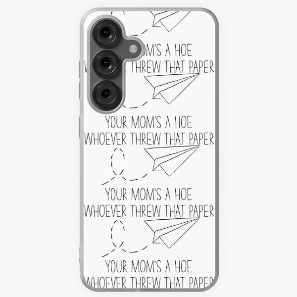 Item preview, “Whoever Threw That Paper, Your Mom’s a Hoe” Vine Quote designed and sold by alainakozyart.