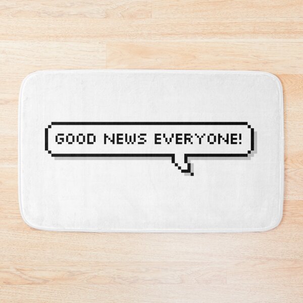 Item preview, Good News Everyone! Pixel Speech Bubble designed and sold by Lemon  Merch.