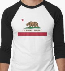 California Flag Men's Baseball ¾ T-Shirt