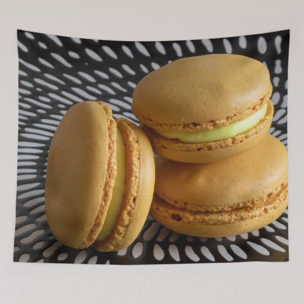 Item preview, Three More Mango Macarons designed and sold by Elisabeth Lucas.