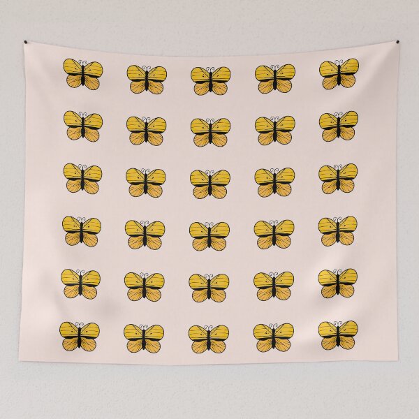 Item preview, Cute butterflies yellow designed and sold by OkihanaShop.