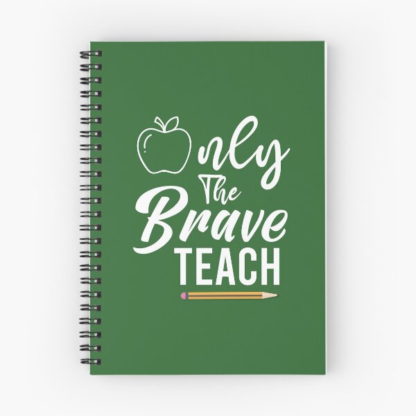 Item preview, Only The Brave Teach, Funny Teacher ,  Teacher ,Back to School , Teacher Gifts, Teacher Appreciation designed and sold by Naufaal.