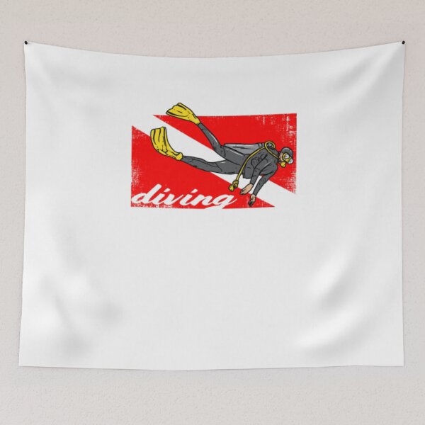 Item preview, Vintage Scuba Diver Funny Shirt designed and sold by MarcoColeman4.