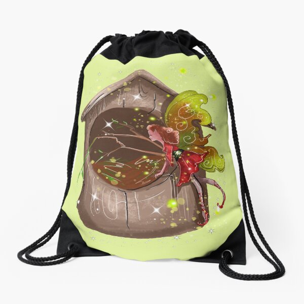 Nestie Shimmer The Birdhouses & Nests Fairy™ Drawstring Bag