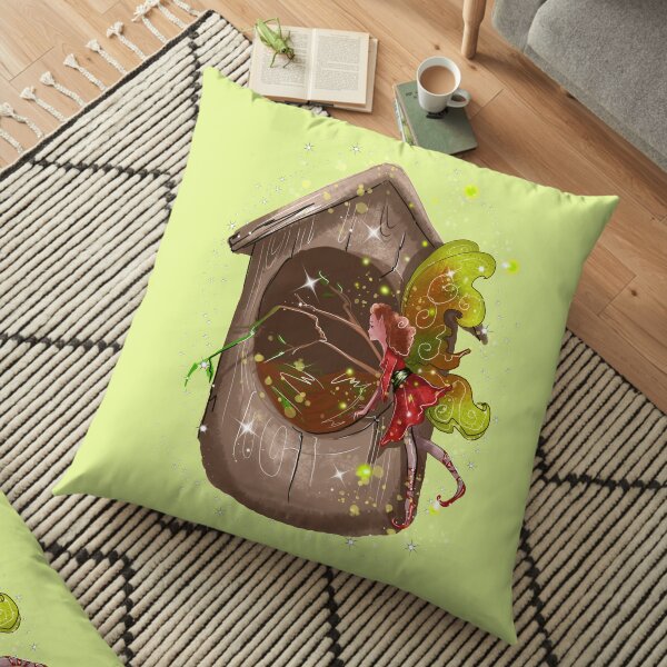Nestie Shimmer The Birdhouses & Nests Fairy™ Floor Pillow