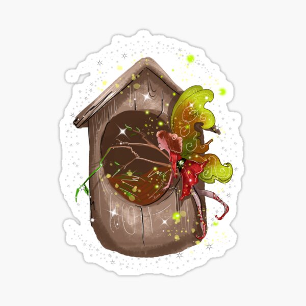 Nestie Shimmer The Birdhouses & Nests Fairy™ Sticker