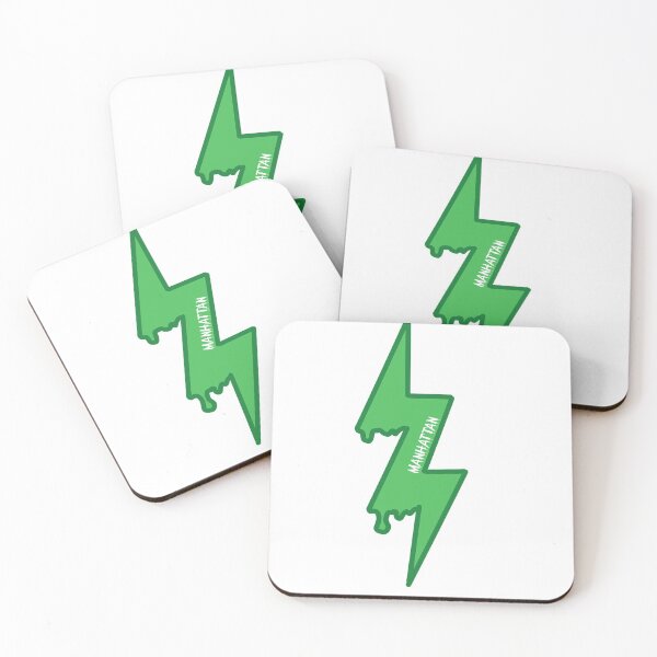 Artikelvorschau, Manhattan Melting Lightning Bolt Aufkleber entworfen und verkauft von gracecmoh.