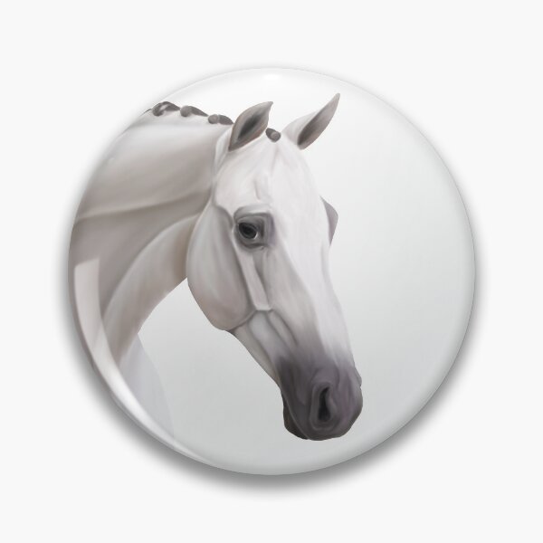 Item preview, Grey Horse with Braids designed and sold by bananadraws.