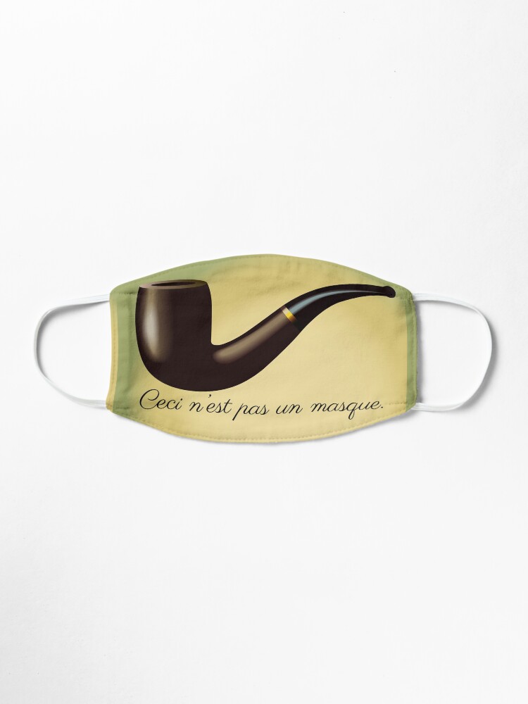 Alternate view of Ode to Magritte Mask