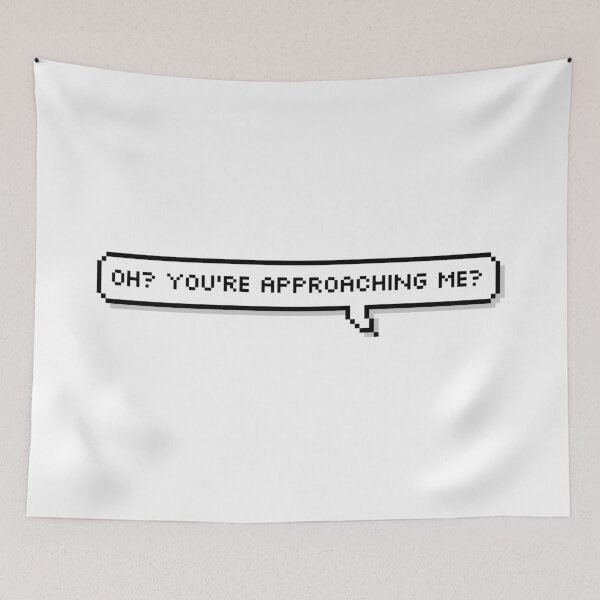 Item preview, You're Approaching Me? Pixel Speech Bubble designed and sold by Lemon  Merch.