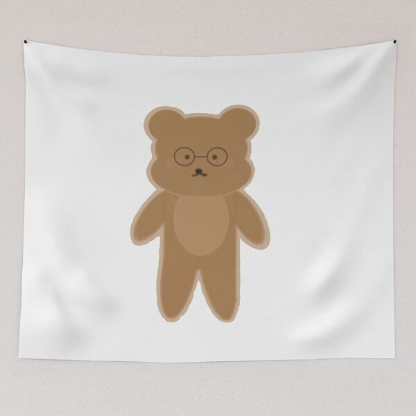 Item preview, Brown Bear with Glasses - Enlarged design designed and sold by JHuiYanLi.