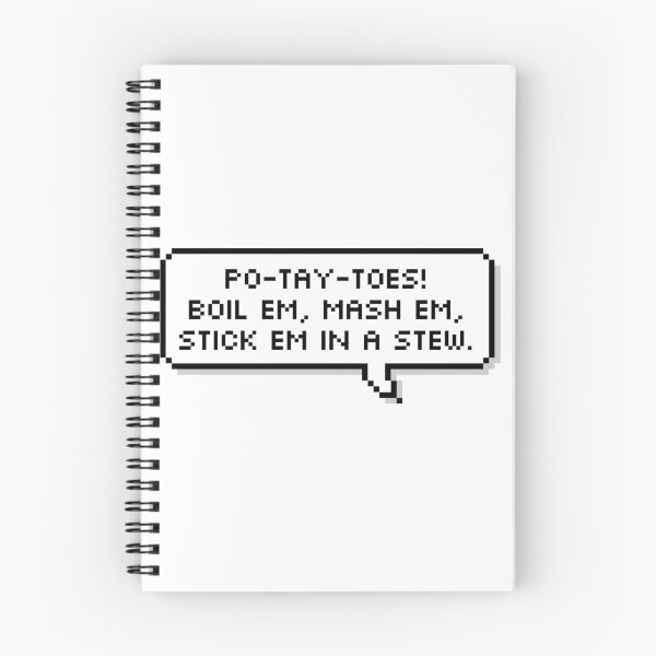 Item preview, Po-Tay-Toes, Boil 'Em, Mash 'Em Pixel Speech Bubble designed and sold by Lemon  Merch.