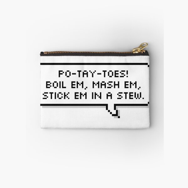 Item preview, Po-Tay-Toes, Boil 'Em, Mash 'Em Pixel Speech Bubble designed and sold by Lemon  Merch.