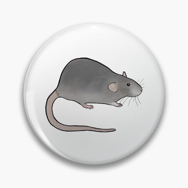 Item preview, Grey Dumbo Rat designed and sold by Lilystreet.