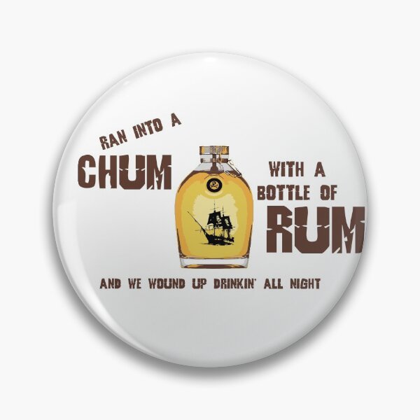 Item preview, Chum with a Bottle of Rum designed and sold by ParrotHeadSwag.