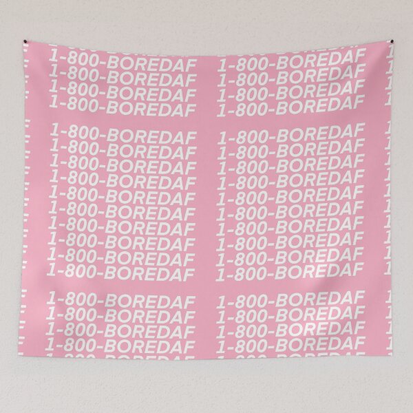 Item preview, “Bored AF” Hotline Bling Quote designed and sold by alainakozyart.