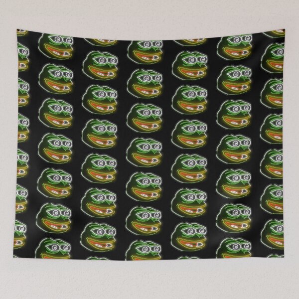 Item preview, Neon pepe the frog meme designed and sold by Ratch2929.