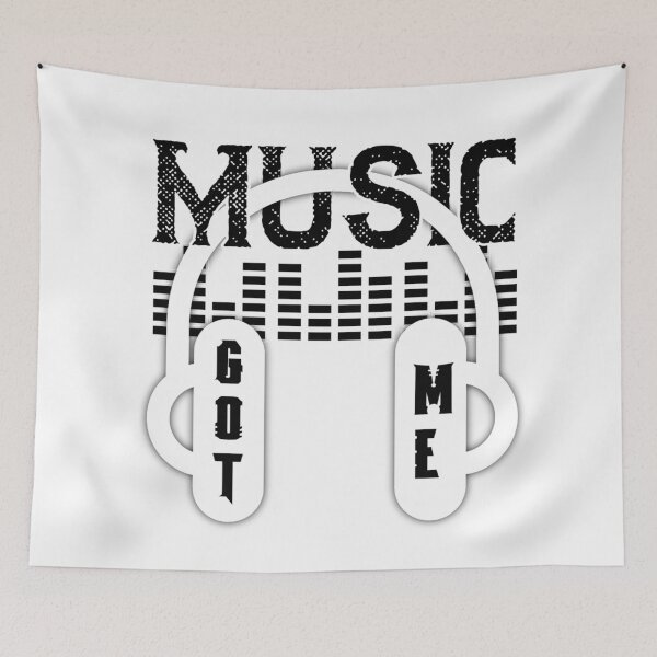 Item preview, Music Got Me - DJ Headphones I Love Music - Music Gets Me  designed and sold by onjcdesign.