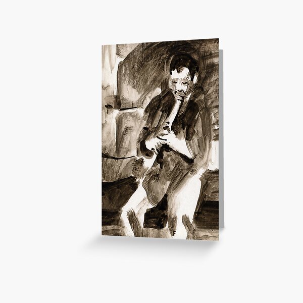 Bamboo Heart Greeting Card