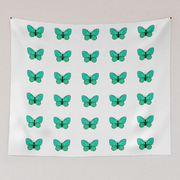 Item preview, Green butterflies fantasy designed and sold by OkihanaShop.