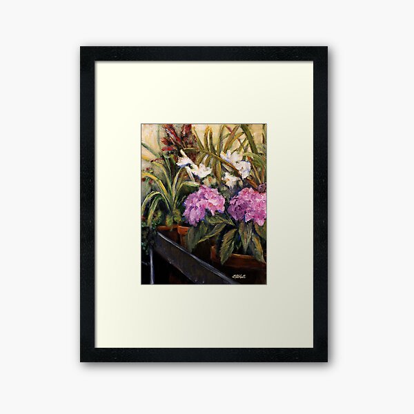 The Potter's Bench Framed Art Print