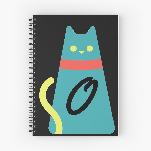 Item preview, Alphabet  initial Letter O and black,red and yellow  cat designed and sold by dygo1986.