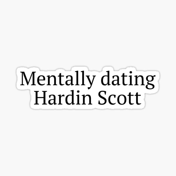 Artikel-Vorschau von Mentale Verabredung mit Hardin Scott, designt und verkauft von MoodyApparel.