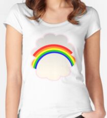 Cheer Bear (high version) Women's Fitted Scoop T-Shirt