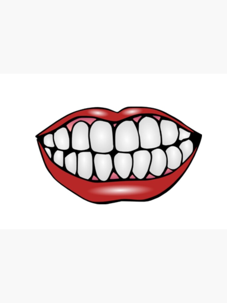 "Mouth with teeth" Mask by Matthew554a Redbubble