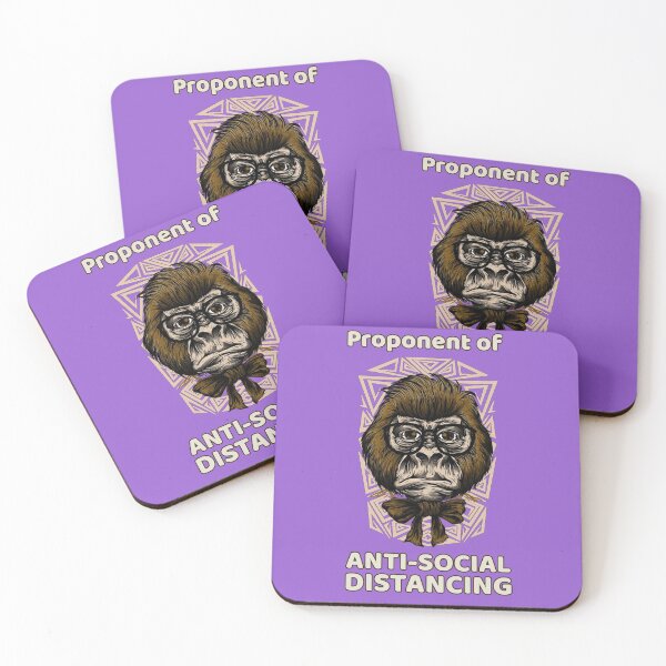 Item preview, Proponent of Anti-Social Distancing designed and sold by HappySchnapper.