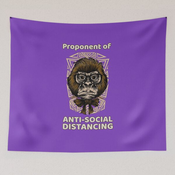 Item preview, Proponent of Anti-Social Distancing designed and sold by HappySchnapper.