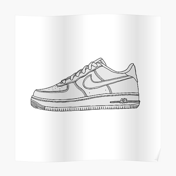 poster nike air force 1